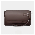 Pochette homme original en matériaux nobles 23 x 4 x 14cm / Noir-23 x 4 x 14cm / Marron-ShopGET® 