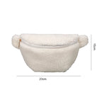 Sac banane velours côtelé femme de luxe