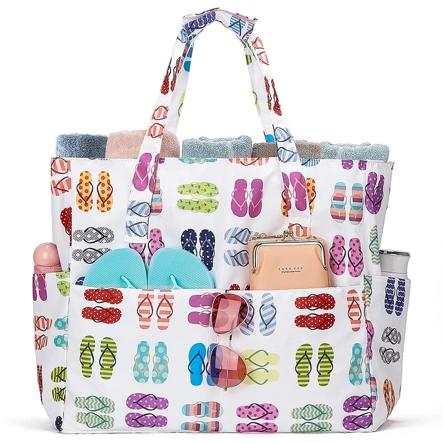 Sac cabas fourre-tout aurore imprimé - ShopGET®