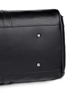 Sac weekend femme en cuir solide et premium Noir-ShopGET® 