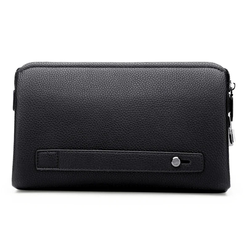 Pochette homme tendance Marron / 23cm x 14cm x 5.5cm-Noir / 23cm x 14cm x 5.5cm-ShopGET® 