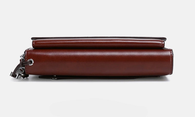 Pochette homme de haute qualité black-Marron A-Marron B-ShopGET® 