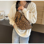 Grand sac banane léopard