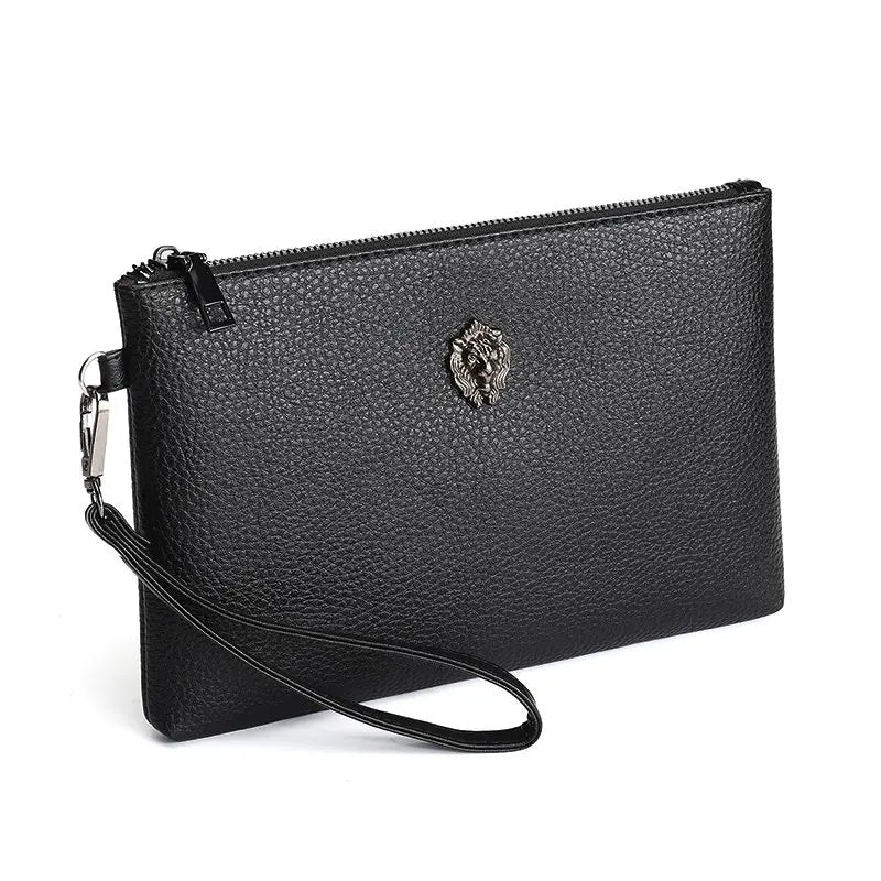 Pochette homme mode de luxe Argenté / 25cm x 16cm x 2cm-Argenté / 25cm x 19cm x 2cm-Noir / 25cm x 19cm x 2cm-Noir / 25cm x 16cm x 2cm-ShopGET® 