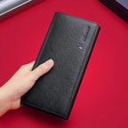 Pochette homme porté à la main Noir A-Noir B-ShopGET® 