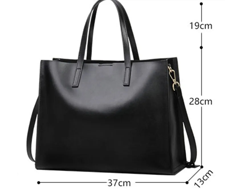 Sac cabas noir ordinateur 7-6-5-4-3-2-1-ShopGET® 