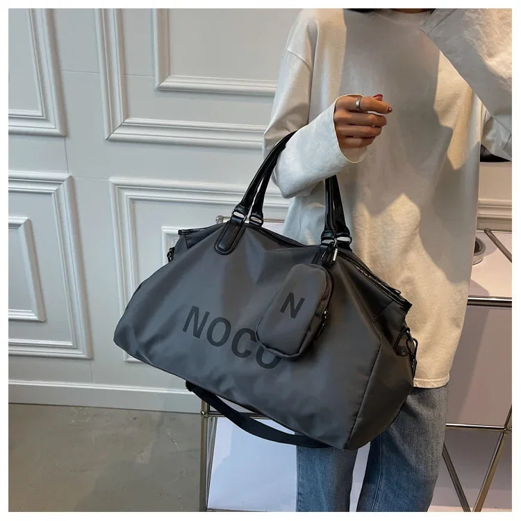 Sac weekend femme luxe Gris / OFFERTE-Noir / OFFERTE-ShopGET® 