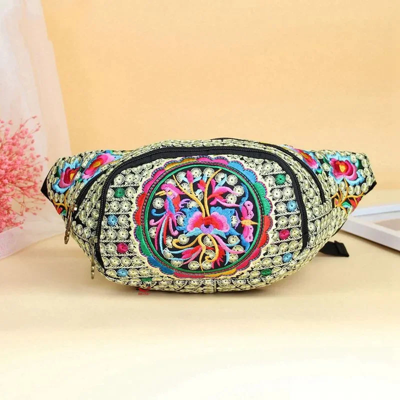 sac banane femme tendance floral et original