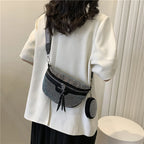 Sac banane femme noir cuir - ShopGET®