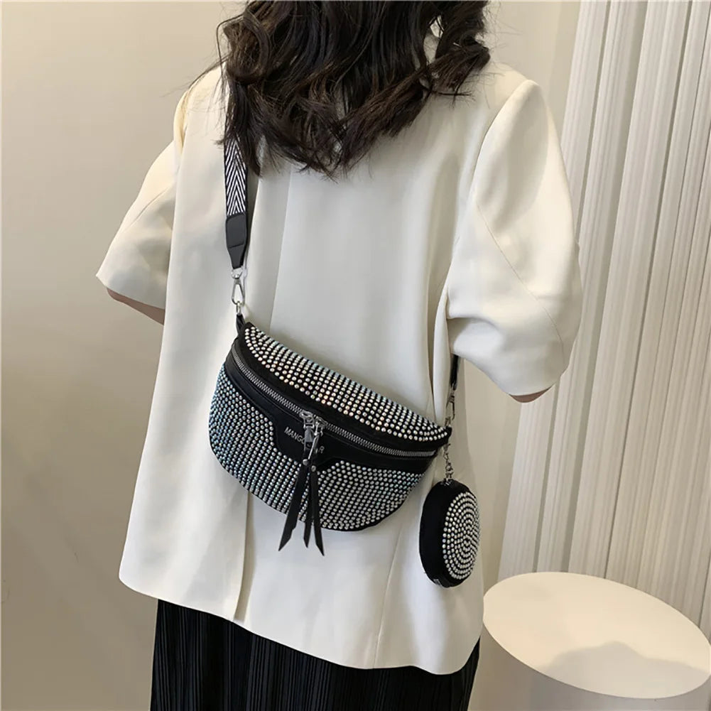 Sac banane femme noir cuir - ShopGET®