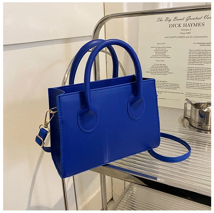 Sac cabas noir femme classique Vert / 20.5x14.5x7.5cm-Marron / 20.5x14.5x7.5cm-Bleu / 20.5x14.5x7.5cm-Blanc / 20.5x14.5x7.5cm-Noir / 20.5x14.5x7.5cm-ShopGET® 