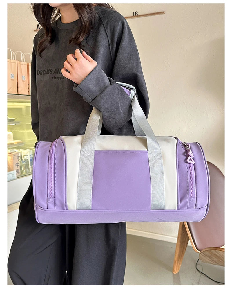 Petit sac polochon Lavender-Rose-Noir-Bleu-Burgundy-Beige-ShopGET® 