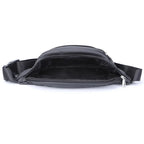 Sac banane en cuir multipoche homme