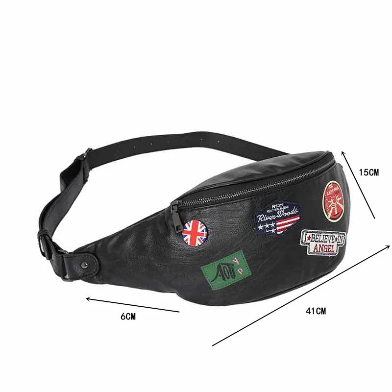 Sac banane en cuir homme luxe