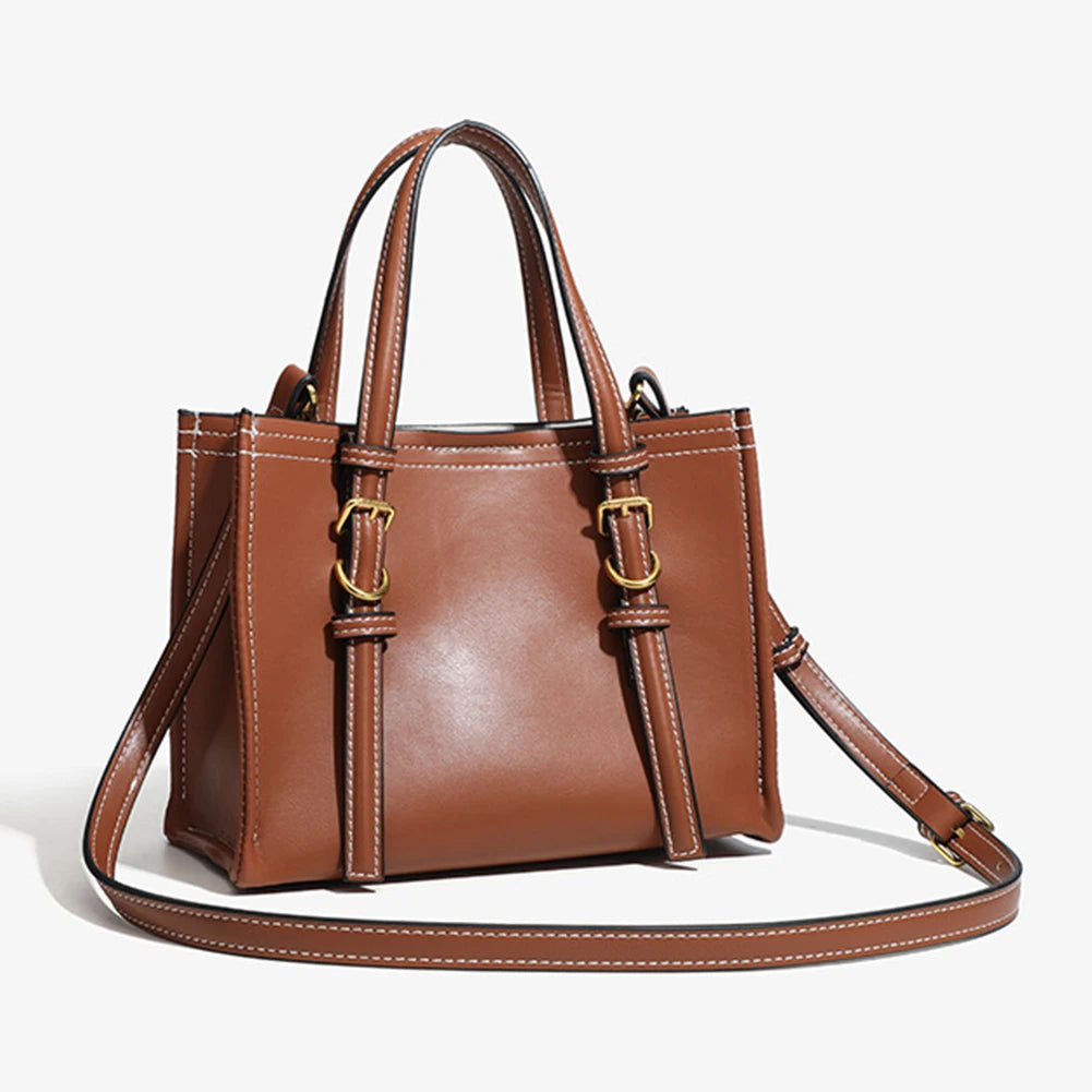 Grand sac cabas en cuir noir Noir / OFFERTE-Beige / OFFERTE-Marron / OFFERTE-ShopGET® 