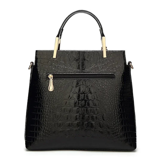 Sac cabas noir tendance et moderne Marron-Bleu-Noir-Burgundy-ShopGET® 