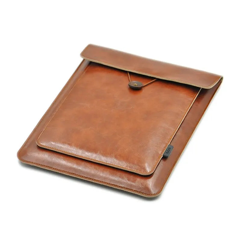 Pochette ordinateur cuir 13 pouces - ShopGET®