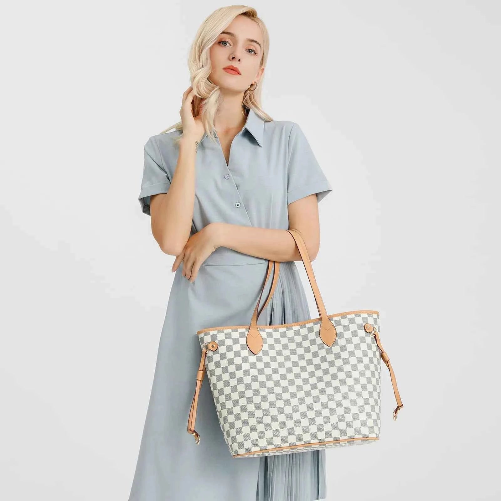 Sac cabas femme blanc Blanc / Unique-Shopget 