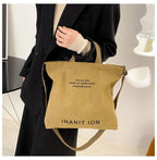 Sac de courses Japonaise Canvas Marron-kaki-Vert-Noir-Gris-ShopGET® 