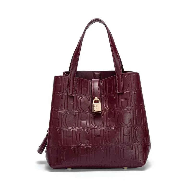 Sac cabas femme classic retro Burgundy-Argent-Gold-Vert-Kaki-Marron-Noir-ShopGET® 