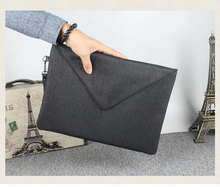 Pochette homme enveloppe Noir-ShopGET® 