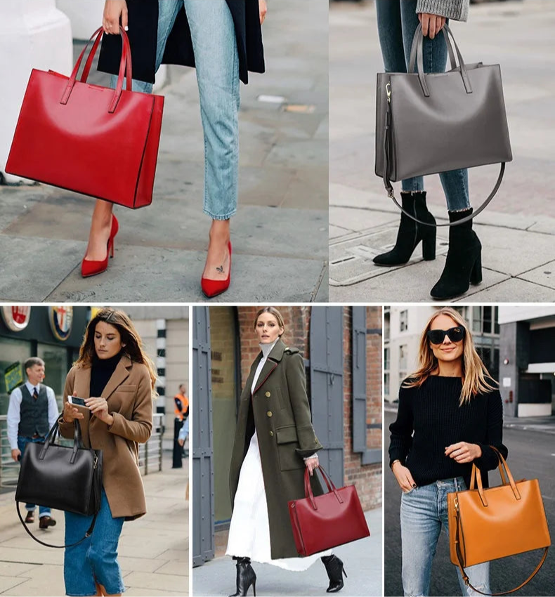 Sac cabas noir ordinateur 7-6-5-4-3-2-1-ShopGET® 