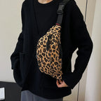 Sac banane léopard de luxe unique