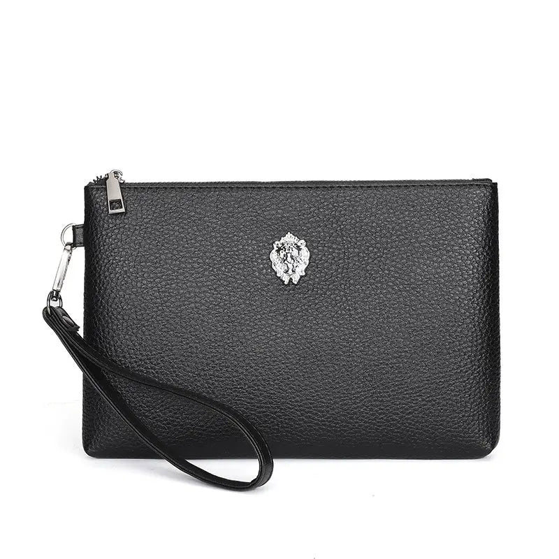 Pochette homme mode de luxe Argenté / 25cm x 16cm x 2cm-Argenté / 25cm x 19cm x 2cm-Noir / 25cm x 19cm x 2cm-Noir / 25cm x 16cm x 2cm-ShopGET® 