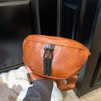 Patron sac banane en cuir pour femme