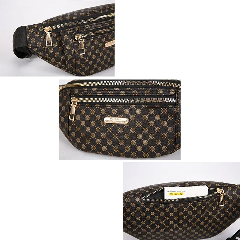 Sac banane femme élégant plaid - ShopGET®