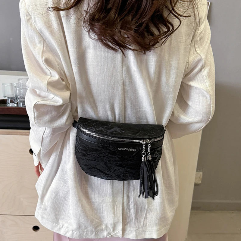 Sac banane femme chic  décontracté vert