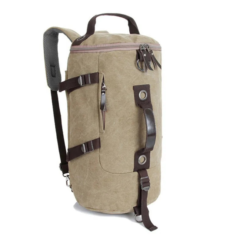 Sac polochon sport de randonnée Marron-Vert-Kaki-Bleu-Noir-ShopGET® 
