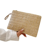 Pochette tissu femme Blanc-Kaki-ShopGET® 