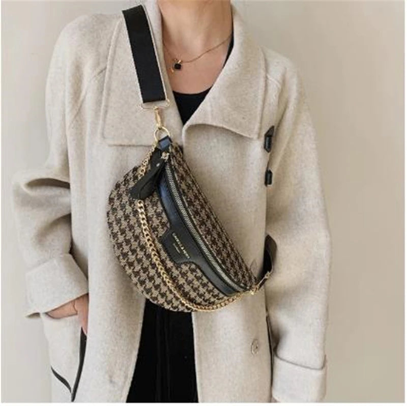 Sac banane motif léopard