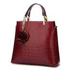 Sac cabas noir tendance et moderne Marron-Bleu-Noir-Burgundy-ShopGET® 