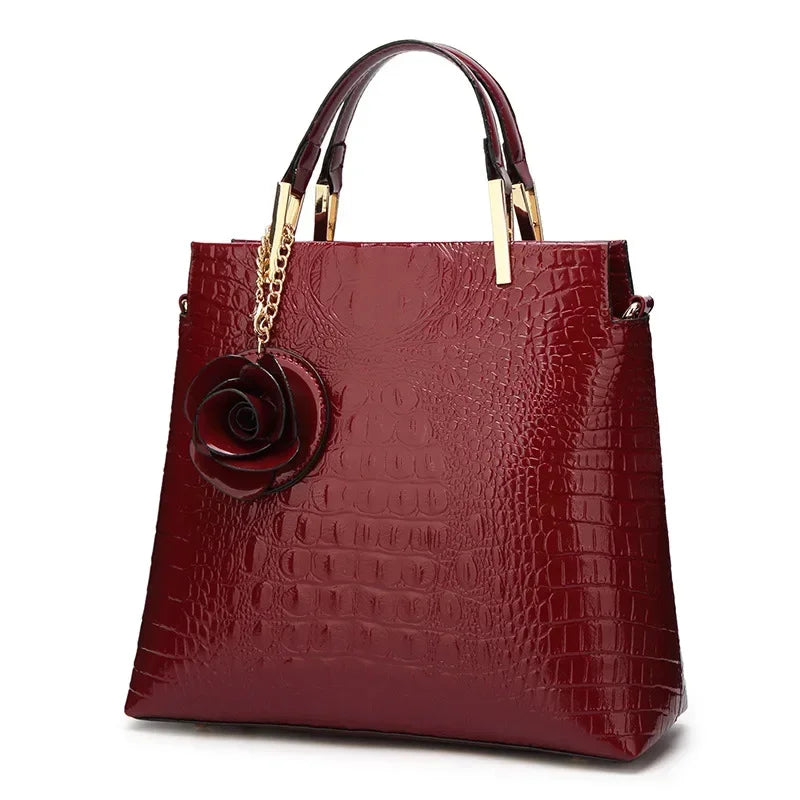 Sac cabas noir tendance et moderne Marron-Bleu-Noir-Burgundy-ShopGET® 