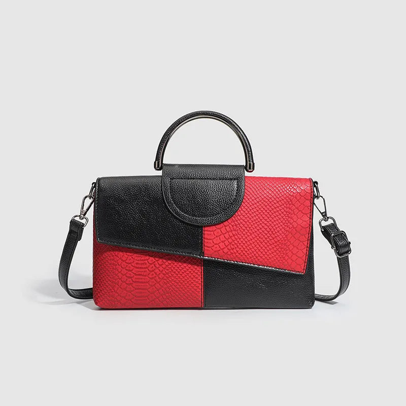 Pochette femme sac original Noir-Noir Blanc-Noir Rouge-ShopGET® 