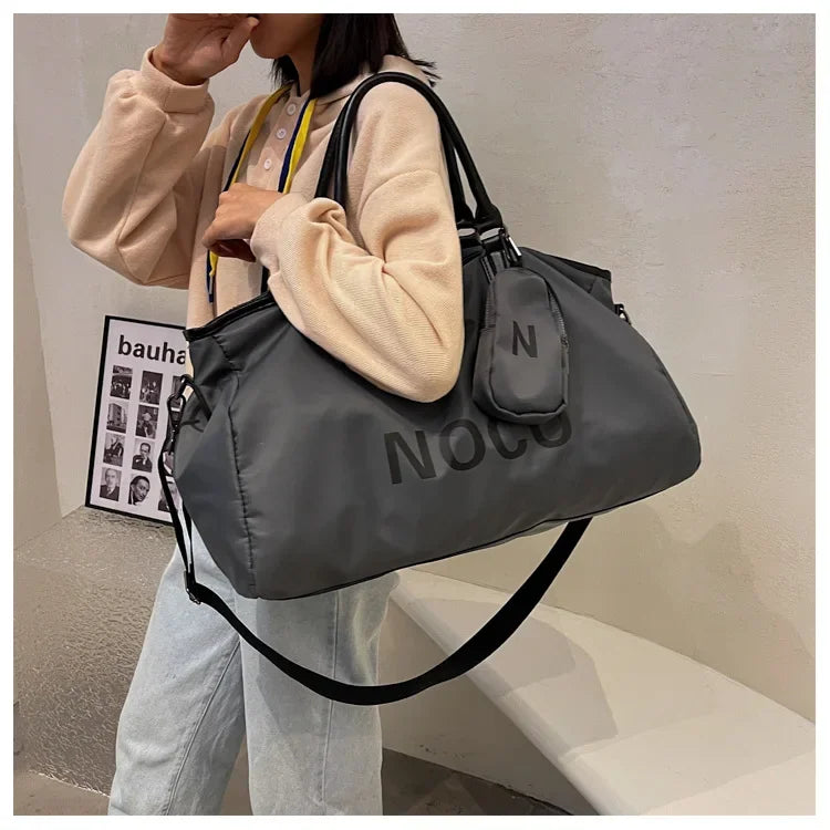 Sac weekend femme luxe Gris / OFFERTE-Noir / OFFERTE-ShopGET® 