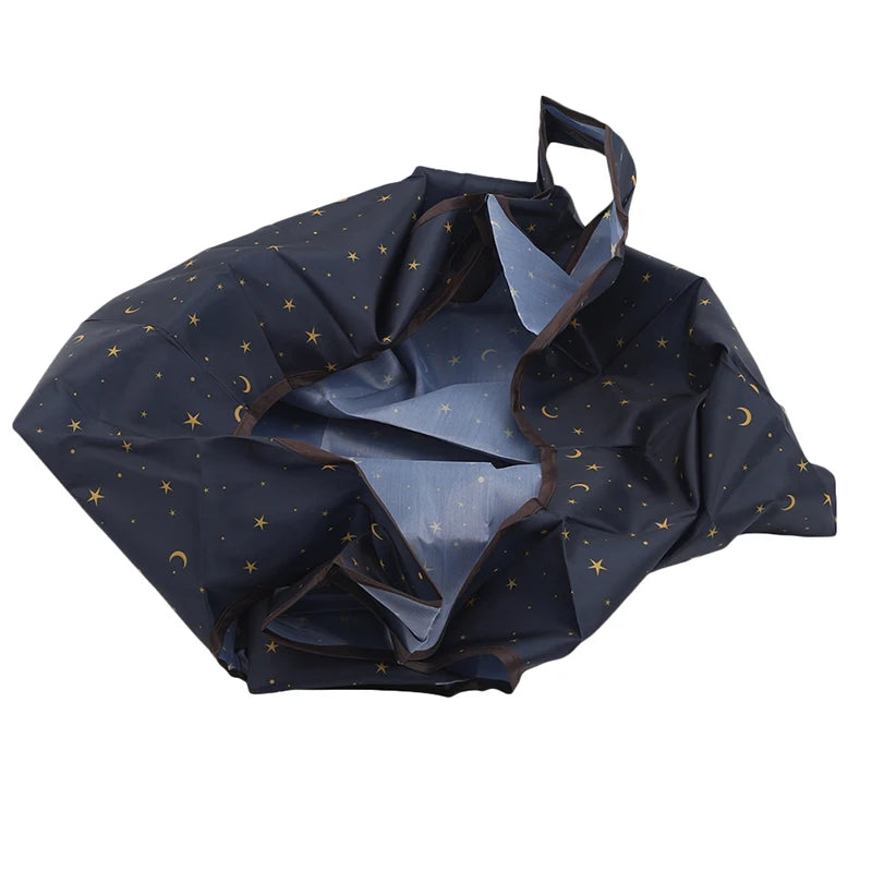 Grand sac cabas courses Bleu-Noir-ShopGET® 