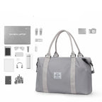 Sac weekend homme tote bag tendance Gris-ShopGET® 