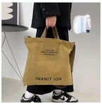 Sac de courses Japonaise Canvas Marron-kaki-Vert-Noir-Gris-ShopGET® 