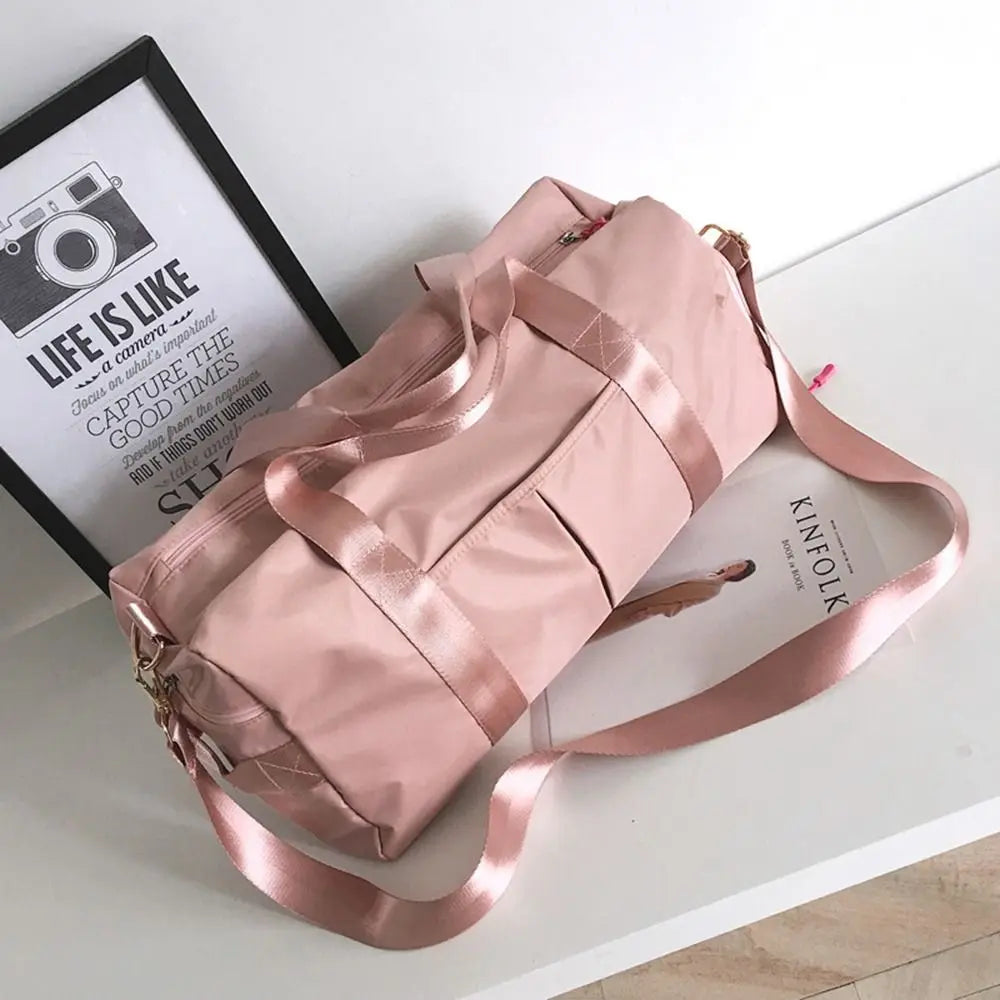 Sac weekend original de gym et voyage Noir-Rose-ShopGET® 