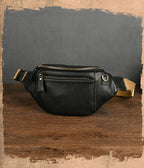 Sac banane homme luxe pas cher en cuir - ShopGET®