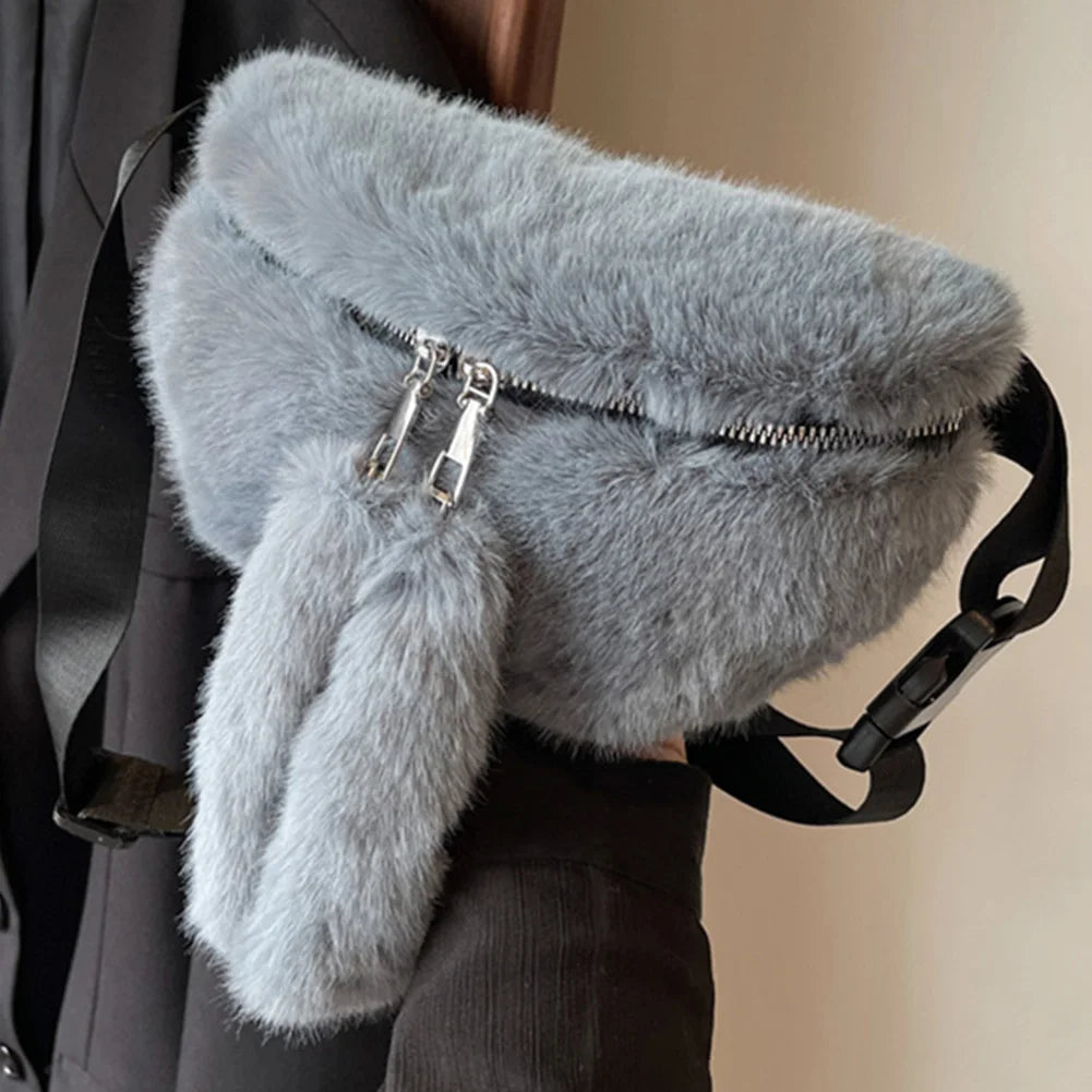 Sac banane velours côtelé femme de luxe