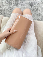 Pochette femme bandoulière minimaliste Kaki-Noir-Blanc-ShopGET® 