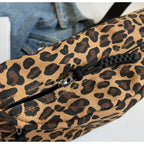 Grand sac banane léopard