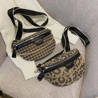 Sac banane motif léopard