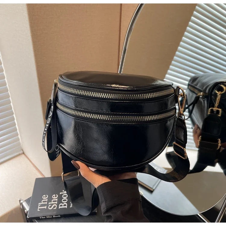 Sac banane femme chic à fermeture éclair