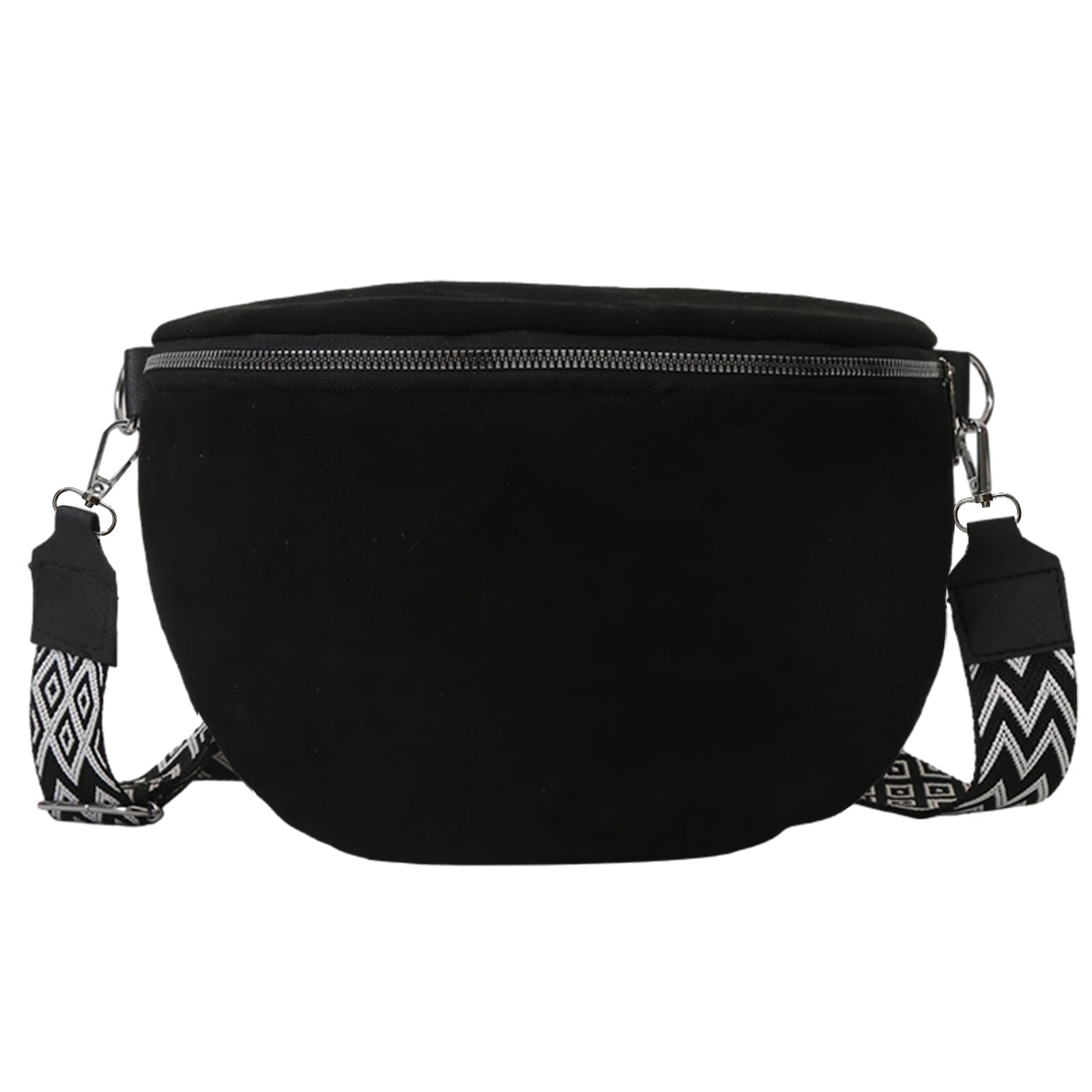 Sac banane femme marron soie - ShopGET®