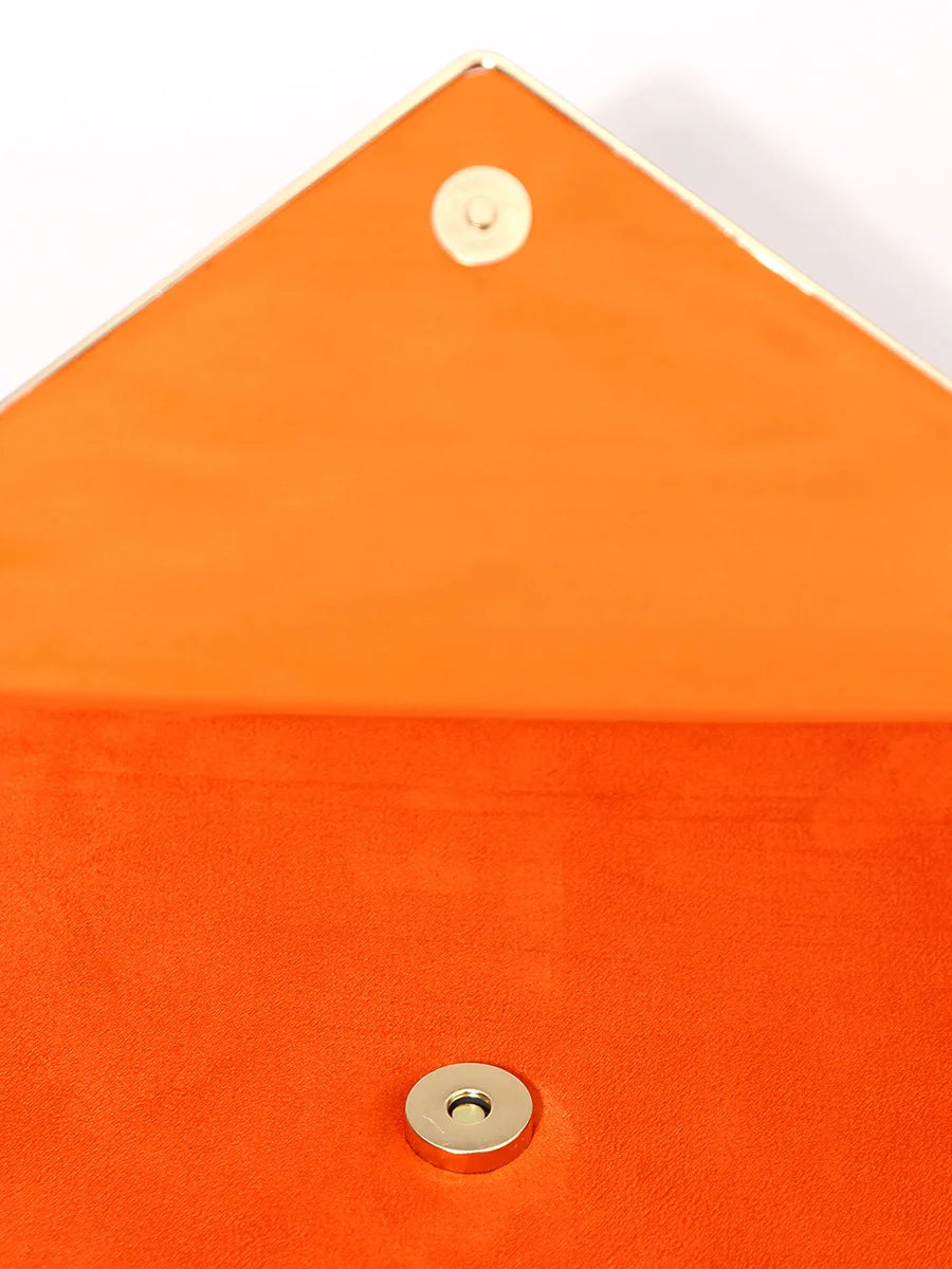 Pochette femme orange Rouge A-Rouge B-Noir-Beige-orange-ShopGET® 